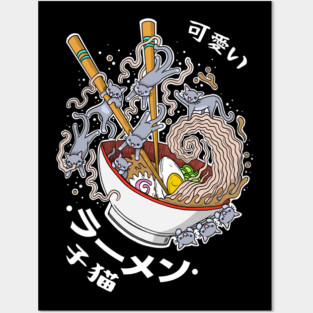 Ramen Cats Posters and Art