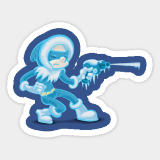 Old Timey Captain Cold Sticker