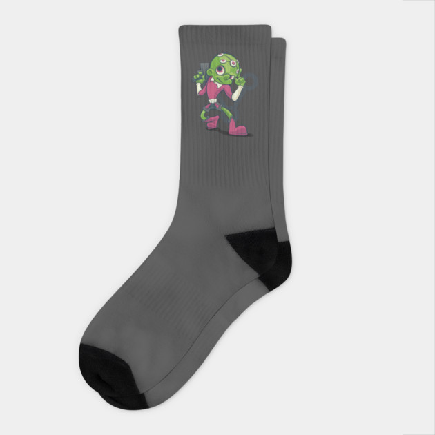 Old Timey Bainiac Socks by majanation