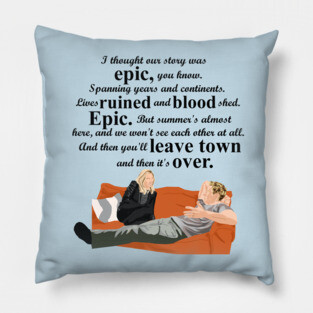 Lives Ruined and Blood Shed Pillow