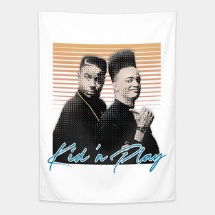 Kid 'N Play 90s Aesthetic Design #2 Tapestry