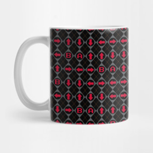 Konami Code Pattern Mug