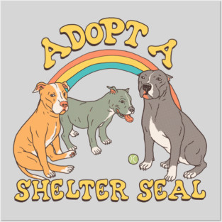 Adopt A Shelter Seal Posters and Art