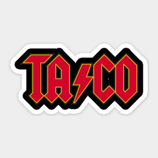 Taco Rocks Sticker