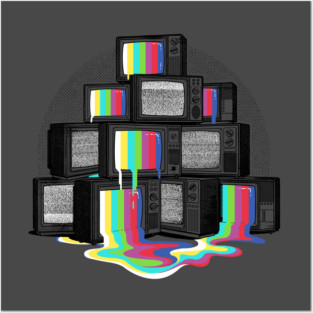 Retro Tv Test Posters and Art