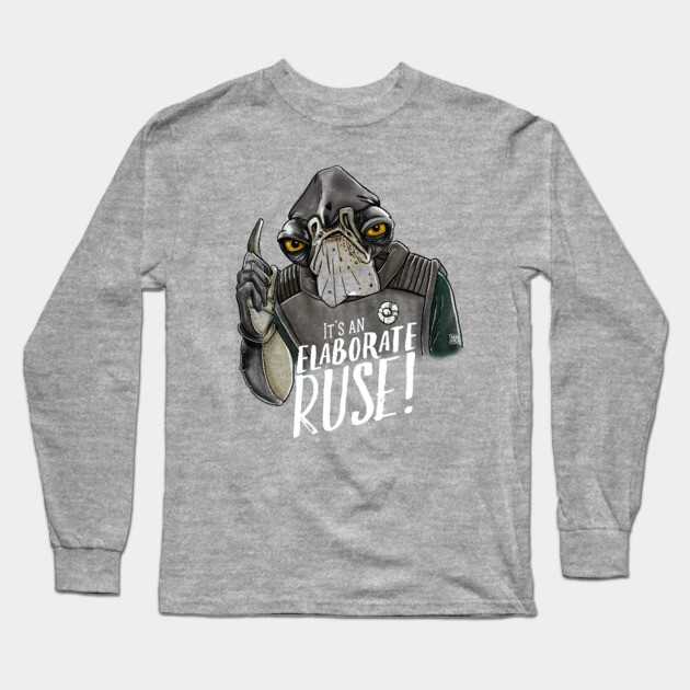 It's An Elaborate Ruse! : Admiral Raddus Long Sleeve T-Shirt by modernretro84