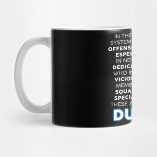Law and Order: SVU opening monologue Mug