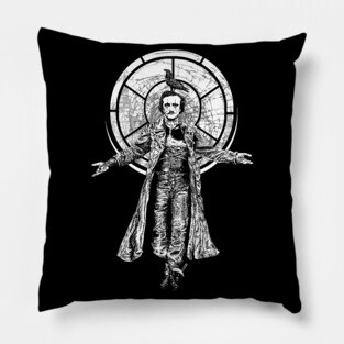 Edgar Allan Crow Pillow