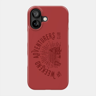 Weekend Adventurers Club Phone Case