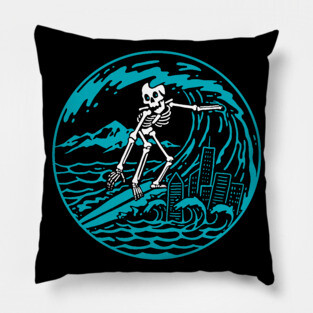 City Surfing Pillow