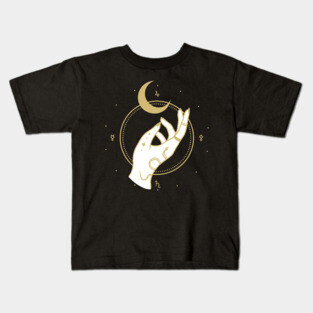 Occult Hand in Gold Kids T-Shirt