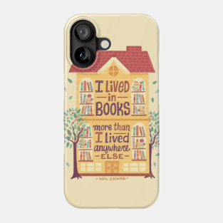 Lived in books Phone Case