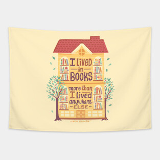 Lived in books Tapestry