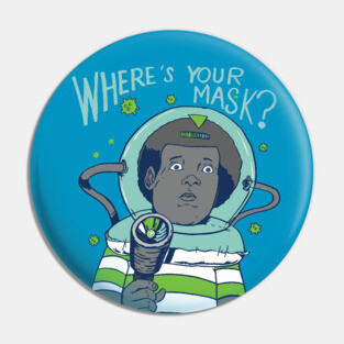 Where's Your Mask? Pin