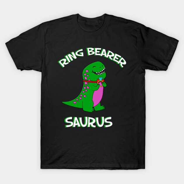 Ring Bearer Saurus T-Shirt by TheBestHumorApparel