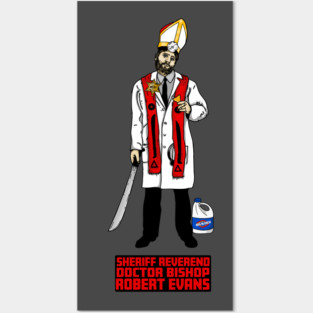 Sheriff Reverend Doctor Bishop Robert Evans Posters and Art