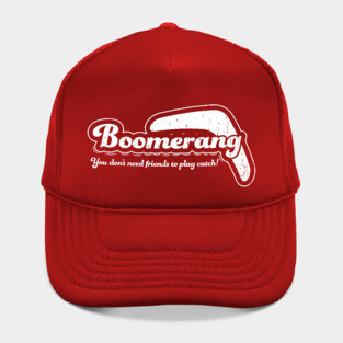 You don't need friends to play catch (white) Hat