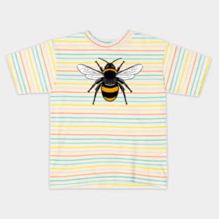 Worker Bee Symbol - Manchester Bee Kids T-Shirt