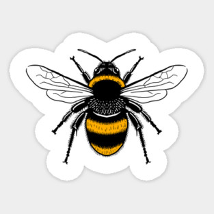 Worker Bee Symbol - Manchester Bee Sticker