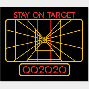 Stay on Target 2020 (incl. face mask) Posters and Art