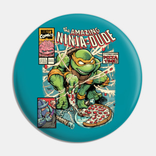 Amazing Ninja Dude Pin