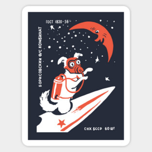 Laika - Soviet Space Dog Sticker