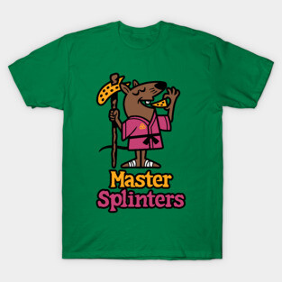 Master Splinters Pizza T-Shirt