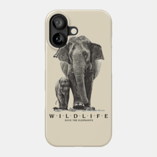 Save The Beautiful Wildlife Elephant Phone Case