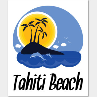 Tahiti Beach Bahamas Posters and Art