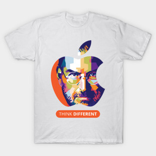 Steve Jobs Apple Artwork T-Shirt