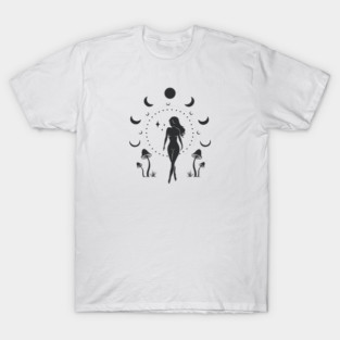 Moon Mushroom Goddess T-Shirt