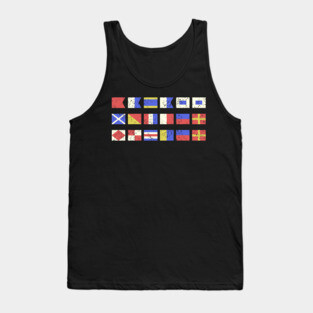 Navy BAMF Tank Top