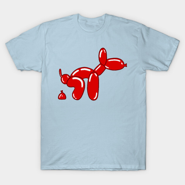 Balloon Dog Poop - Balloon Dog - T-Shirt | TeePublic
