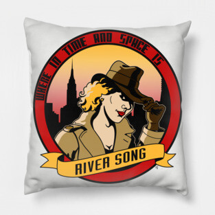 Where in Time and Space is River Song? Pillow
