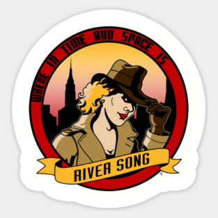Where in Time and Space is River Song? Sticker