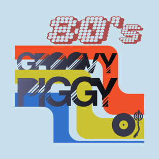 80's Groovy Piggy T-Shirt