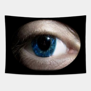 Blue Eyeball Tapestry