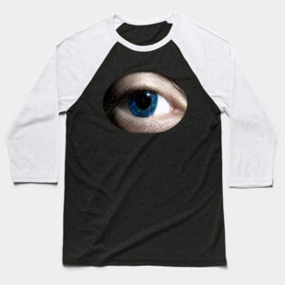 Blue Eyeball Baseball T-Shirt
