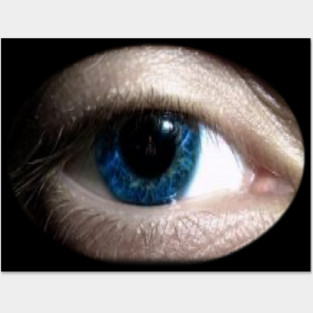 Blue Eyeball Posters and Art