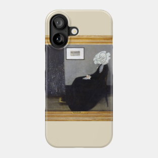 Mr. Bean Whistler's Mother Phone Case