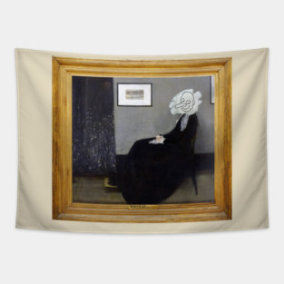 Mr. Bean Whistler's Mother Tapestry