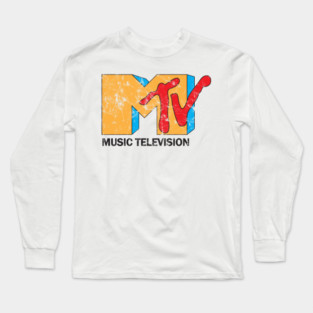 Mtv logo vintage distressed Long Sleeve T-Shirt