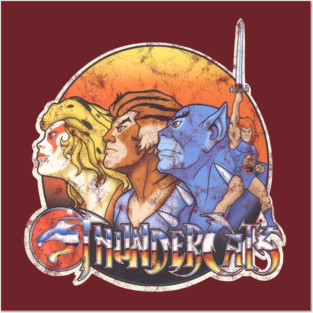 Thundercats distressed Posters and Art