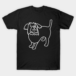 Minimal Ghost Dog T-Shirt