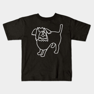 Minimal Ghost Dog Kids T-Shirt