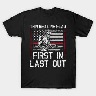 thin red line firefighter T-Shirt