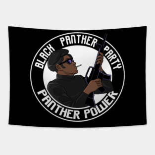 Black Panther Party Panther Power Tapestry