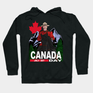 Canada Day Mountie Hoodie