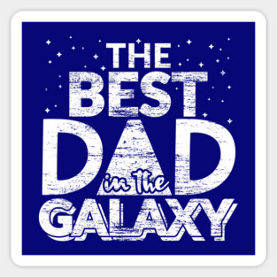 The Best Dad in the Galaxy Gift Sticker
