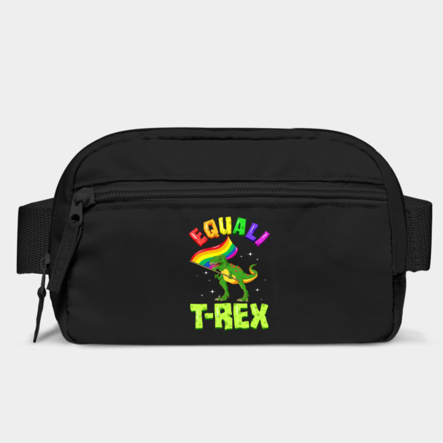 Equali T-Rex Dinosaur with Rainbow Pride Flag by creative
